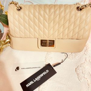 Karl Lagerfeld nude bag